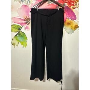 GAP The Trouser Wool Blend Dress Pants Size 12 LONG Wide Leg Mid-Rise